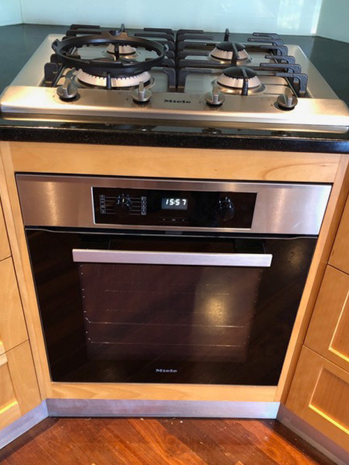 new oven and cooktop supply and install